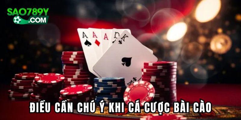 Một số điều cần chú ý khi trải nghiệm cá cược baccarat
